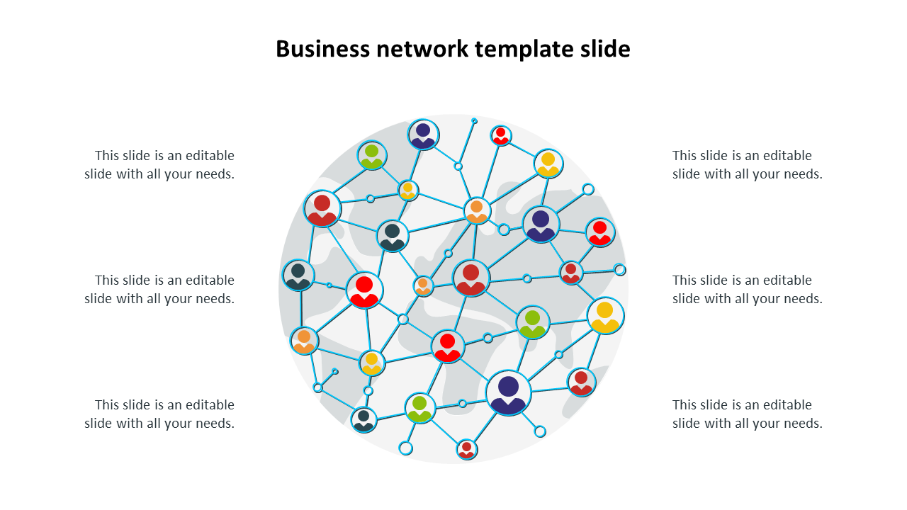 Simple Business Network Template Slide Designs